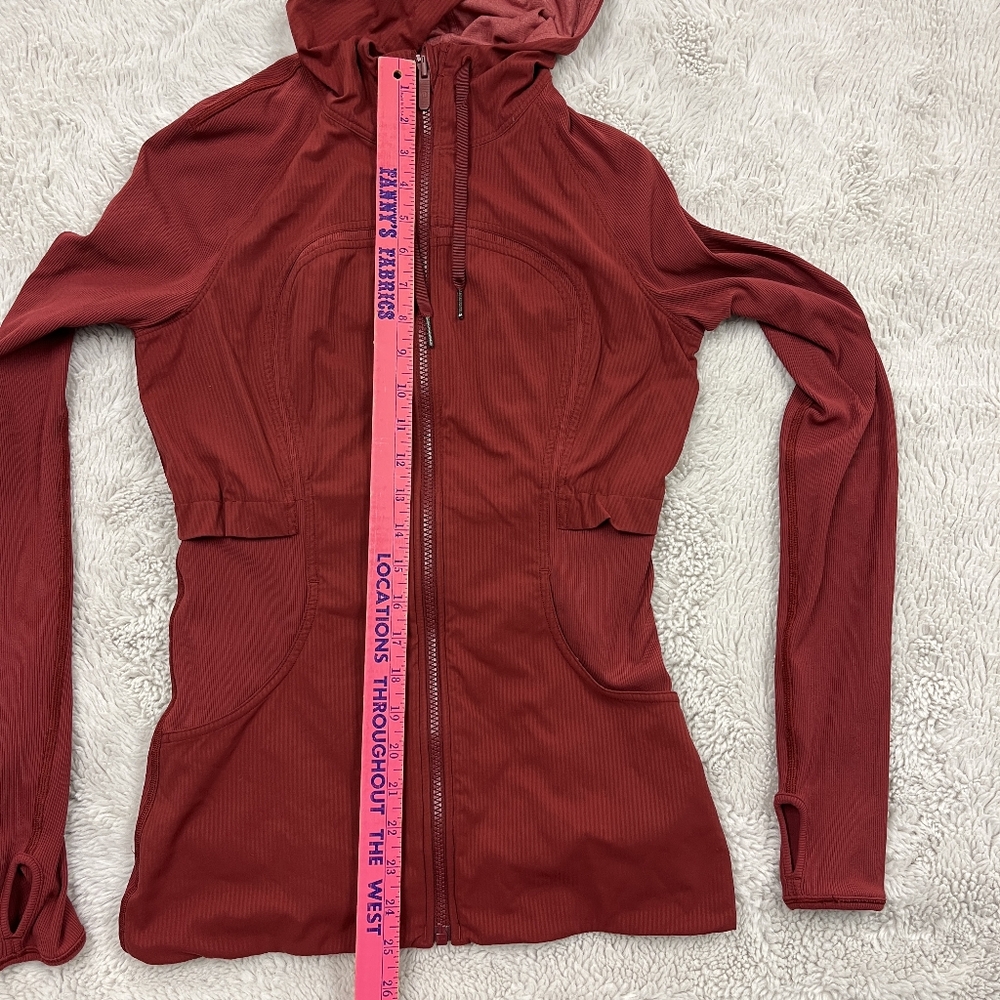Lululemon Athletica | Dance Studio Jacket • Hooded • Reversible | Size 6 - Picture 9 of 16